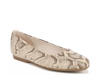 Wexley Ballet Flat Taupe Snake Print view