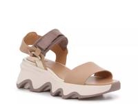 Kinetic Sport Wedge Sandal Light Brown/Off White view