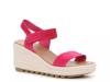 Cameron Espadrille Wedge Sandal Fuchsia view