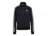 Essentials Warm-Up Slim 3-Stripes Women's Track Jacket Black view