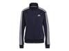 Essentials Warm-Up Slim 3-Stripes Women's Track Jacket Navy view