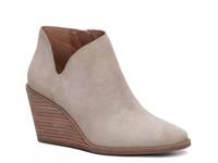 Melendi Wedge Bootie Taupe view