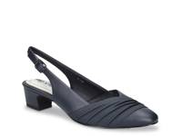 Bates Pump Navy view