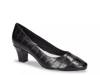 Ballari Pump Black Croc Print view