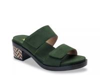 Tia Sandal Dark Green view