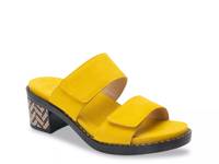 Tia Sandal Saffron Yellow view