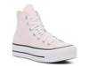 Chuck Taylor All Star Lift Platform High-Top Sneaker- Women's Light Pink view