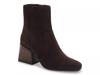 Salome Waterproof Bootie Dark Brown Suede view