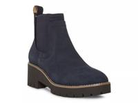 Dyme Waterproof Chelsea Boot Navy Suede view