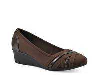 Bowie Wedge Pump Brown view