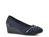 Bowie Wedge Pump Navy view
