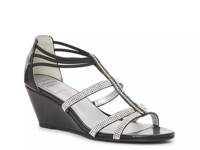 Baguette Wedge Sandal Black view