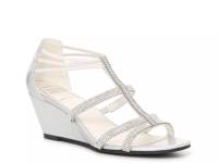 Baguette Wedge Sandal Silver Iridescent view