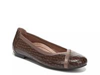 Caroll Ballet Flat Dark Brown view