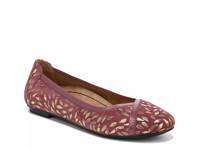 Caroll Ballet Flat Burgundy/Gold view