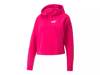 Power Tape Women's Hoodie Hot Pink view