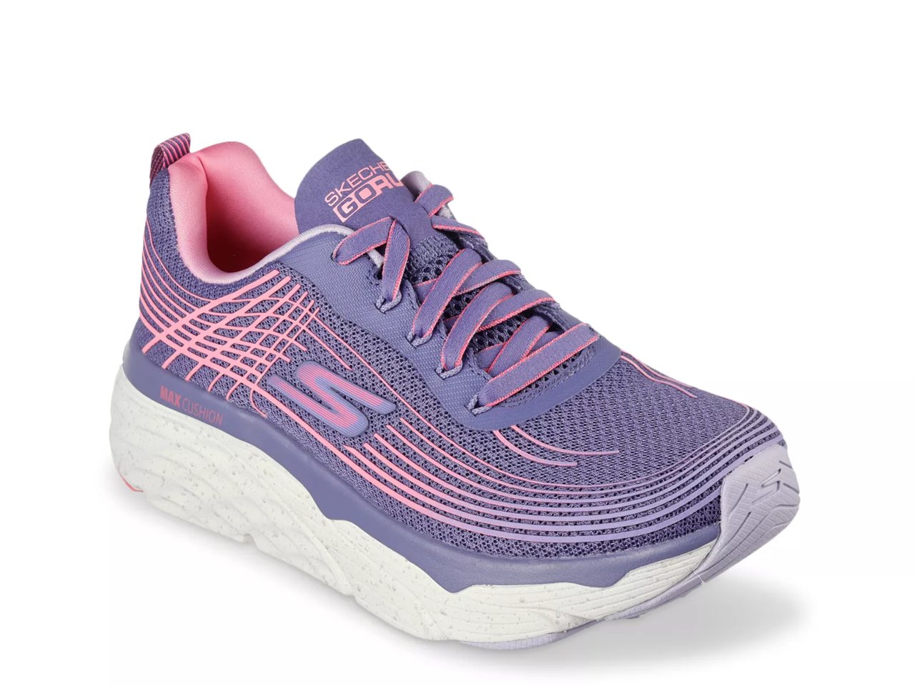 GO Run Max Cushioned Elite Galaxy Burst Running Shoe - Women's