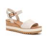 Dani Wedge Sandal Off White view