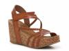 Heidi Wedge Sandal Cognac view