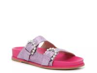 Piper Slide Sandal Pink Metallic view
