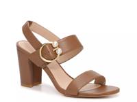 Pearl Ring Sandal Cognac view