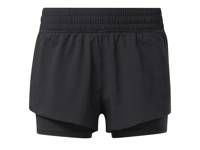 Running Women's Two-In-One Shorts Black view