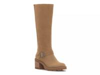 Scoty Knee-High Boot Taupe Suede view
