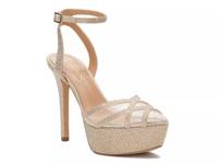 Oluina Platform Pump Gold Metallic view