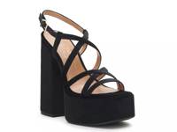 Salih Platform Sandal Black/Multicolor view