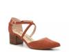Sofie Cross Pump Rust view