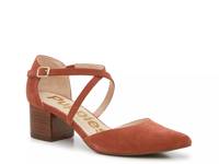 Sofie Cross Pump Rust view