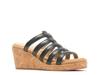 Willow Fisherman Wedge Sandal Black view