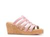 Willow Fisherman Wedge Sandal Pink view