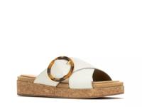 June Platform Sandal White view