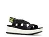 Andi Stretch Platform Sandal Black view