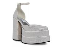 Charlize Platform Pump Silver Metallic view