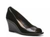 Sovena Pump Black Patent Synthetic/Covered Heel view