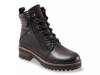 Everett Waterproof Combat Boot Black view