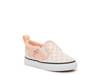 Asher Slip-On Sneaker - Kids' White/Peach Checkerboard view