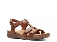 April Cove Sandal Cognac/Gold view