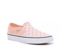 Asher Slip-On Sneaker - Women's White/Peach Checkerboard view
