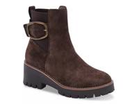 Dahlia Waterproof Bootie Dark Brown Suede view