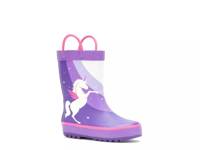 Unicorn Rain Boot - Kids' Purple view