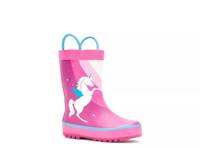 Unicorn Rain Boot - Kids' Fuchsia view