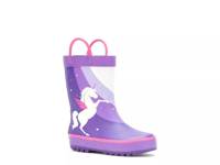 Unicorn Rain Boot - Kids' Purple view