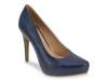 Penni Pump Navy Snake Print view