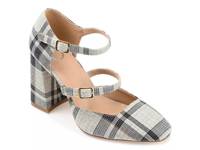 Isadorah Pump Black/White Plaid Print view