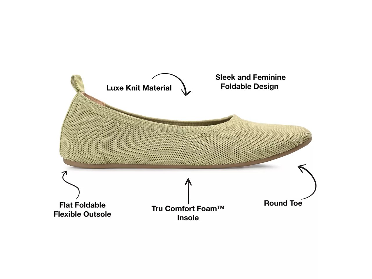Jersie Foldable Ballet Flat