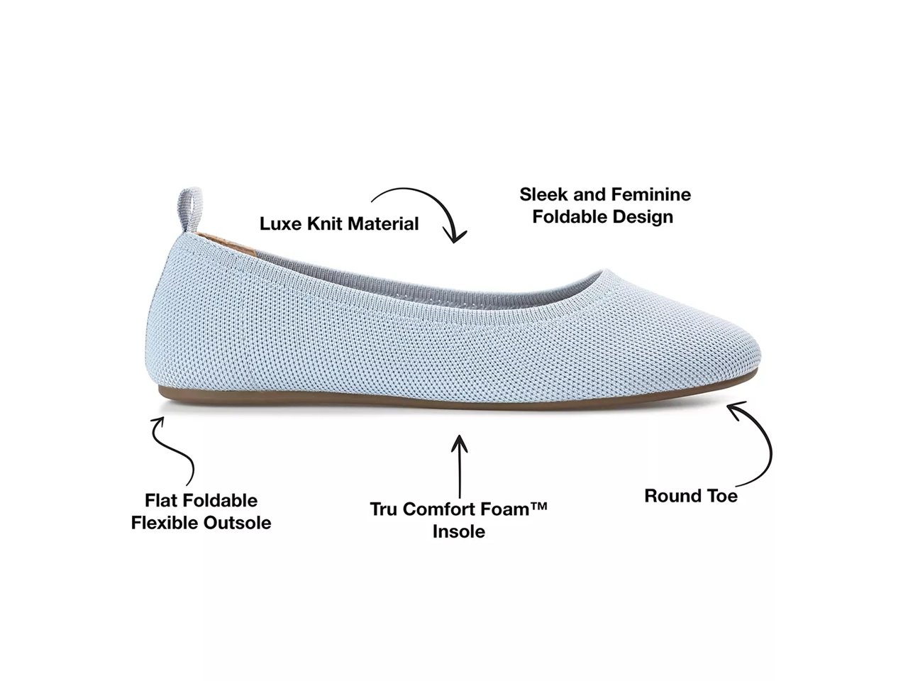 Jersie Foldable Ballet Flat