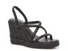 Wake Up Espadrille Wedge Sandal Black view